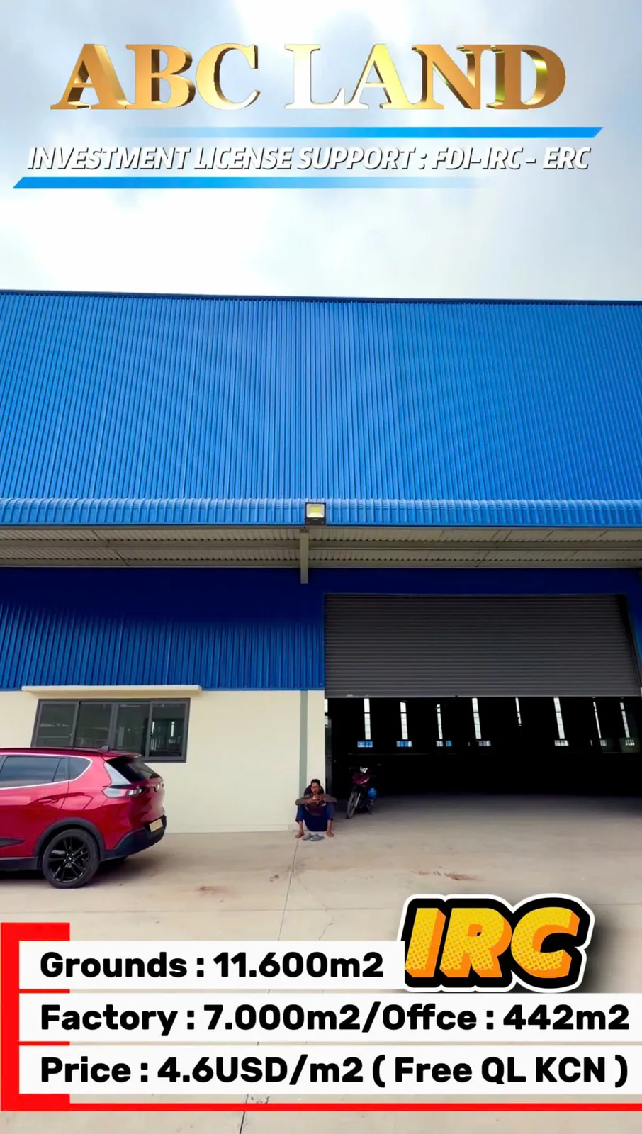 Nhà Xưởng Sản Xuất khuôn viên độc lập KCN Long Thành. ĐỒNG NAI .